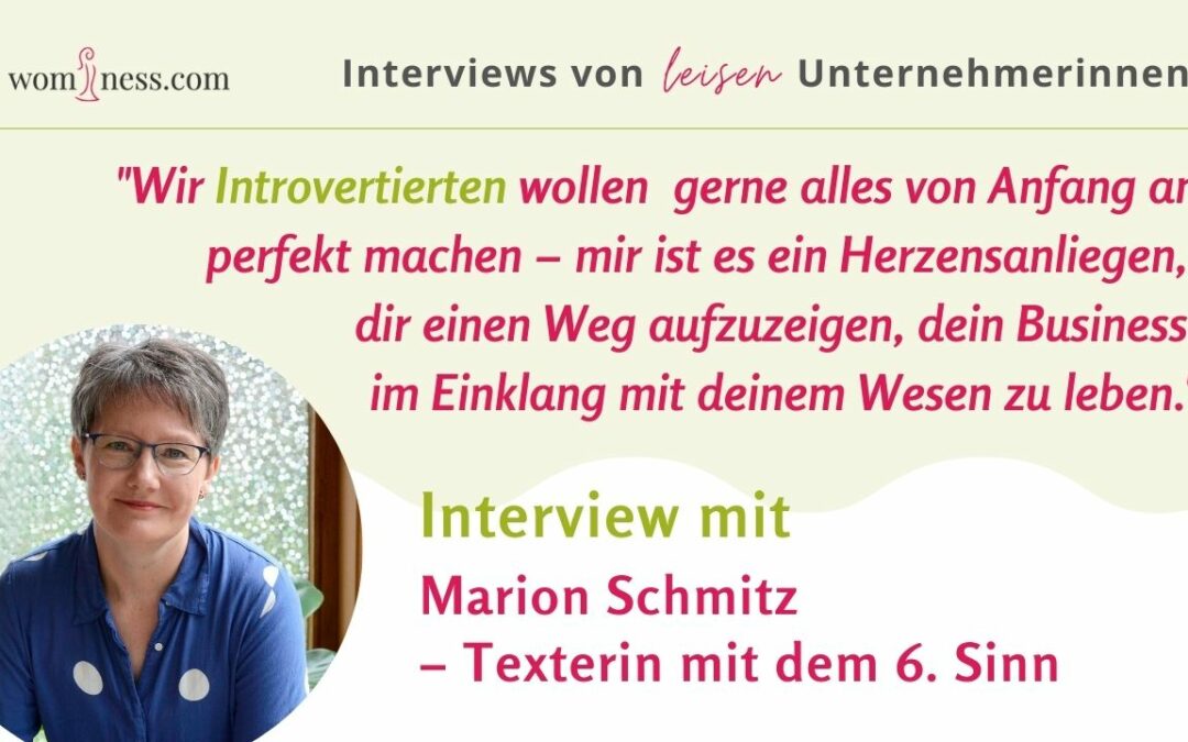 Interview mit Marion Schmitz